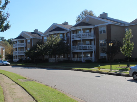 Park Crescent Apartments exterior view 2